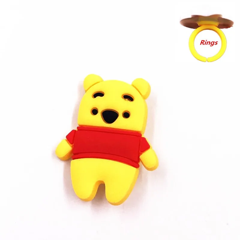 1 шт. милые животные Микки Минни Дональд значок ПВХ мягкие Мультяшные аксессуары