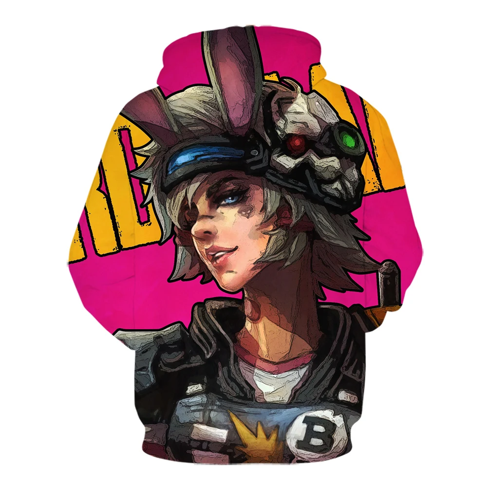 Borderland 3 Толстовка для мужчин/женщин Толстовка Harajuku уличная игры 3D принт Косплей пуловер с капюшоном для мужчин s толстовки кофты