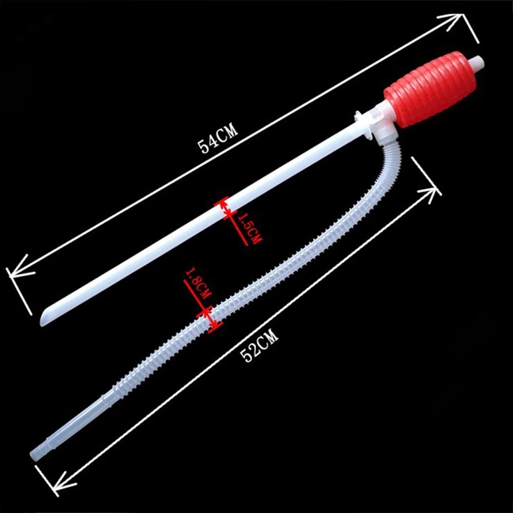

1 pc Manual Siphon Suction Water Chemical Liquid Pump Car Truck Fuel Oil Gasoline Diesel Transfer Sucker Hand Pump Universal