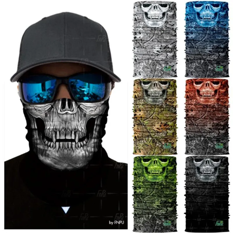 Военные тактические маски для лица с черепом камуфляжные банданы в джунглях
