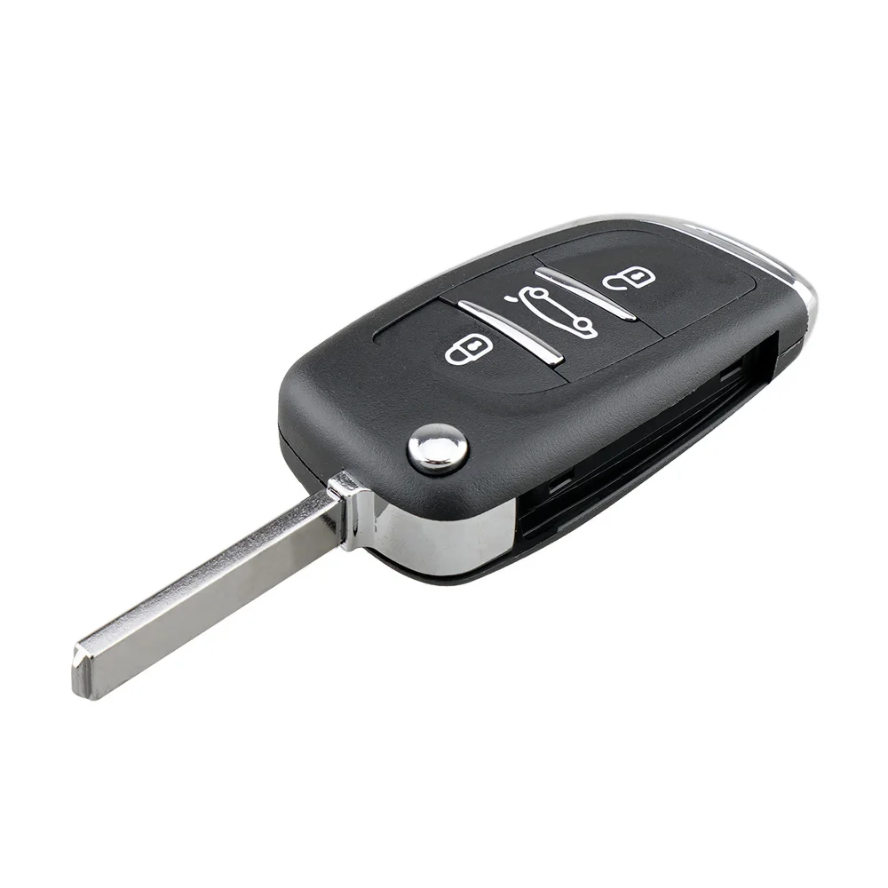 Умный Автомобильный ключ раскладушка с 3 кнопками ASK CE0536 для Citroen Peugeot 207 307 308 407 607 433