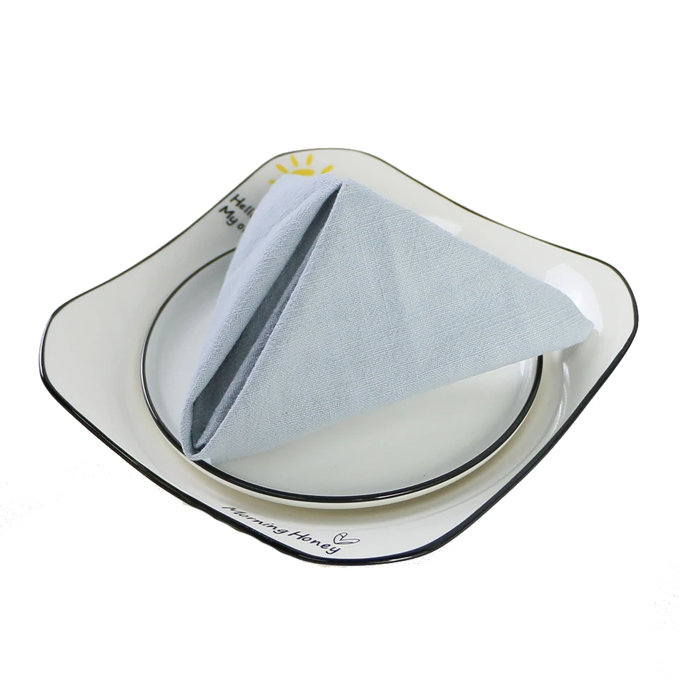 30x45 см тканевые салфетки из смеси конопли тарелки японский стиль многоразовый