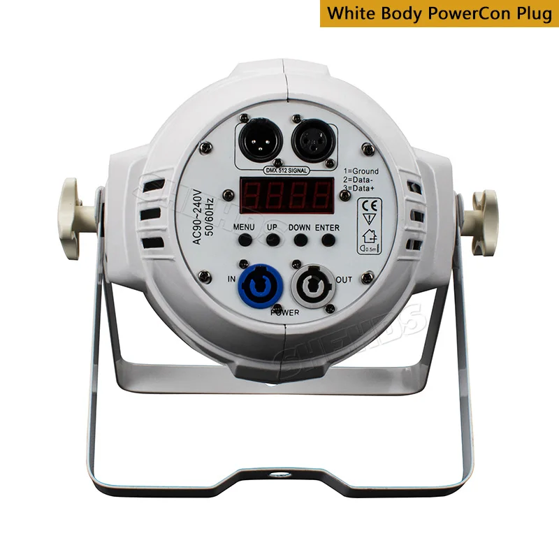 White PowerCon Plug Быстрая Горячий светодиодный Par 18x12 Вт RGBW 4в1 освещение для сцены люстра эффект огни для дискотеки DJ вечерние шоу - Цвет: White PowerCon Plug