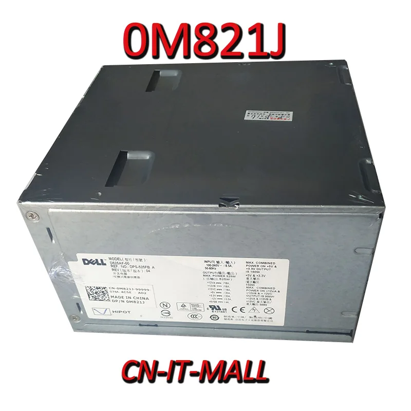 

Pulled 0M821J X008G 6W6M1 U597G M821J 525W DPS-525FB A H525AF-00 N525EF-00 Power Supply for T3500