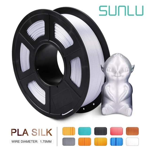 Нить для 3D принтера SUNLU 1 75 шелк кг шелковая нить текстура материалы 3d печати
