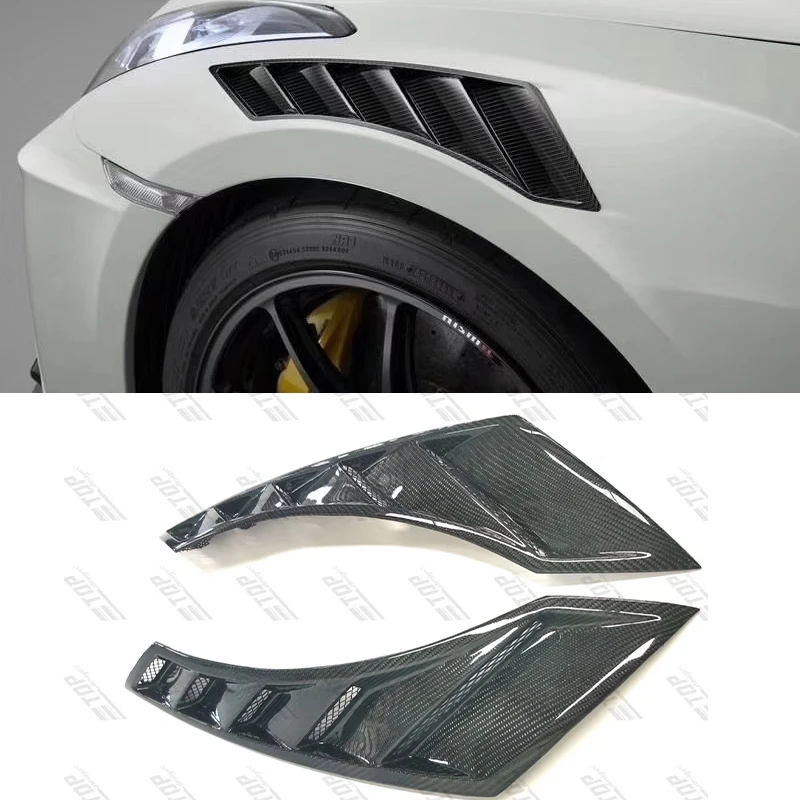 Автомобильный Стайлинг для Nissan R35 GTR 08-17 NIS Style углеродное волокно вентиляционное