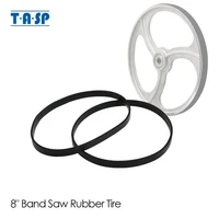 tasp 2pcs 8 bandsaw wheel rubber tires for woodworking band saw band scroll wheel ring spare parts for craftsman einhell draper