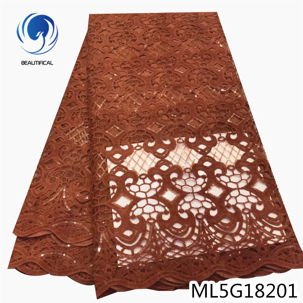 

BEAUTIFICAL lace african cord lace purple 2020 embroidery nigerian wedding net lace guipure ML5G182