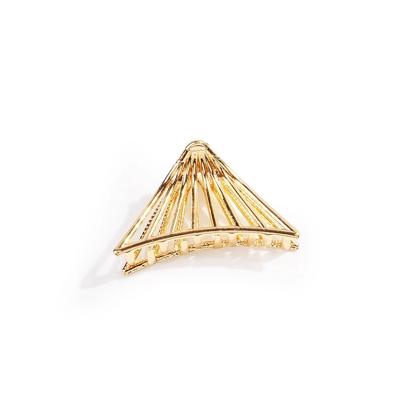 9 Styles Geometric Hair Claw For Women Girls Clamps Hair Crab Metal Gold Hair Clip Claw Accessories Hairpins Ornament - Цвет: 6