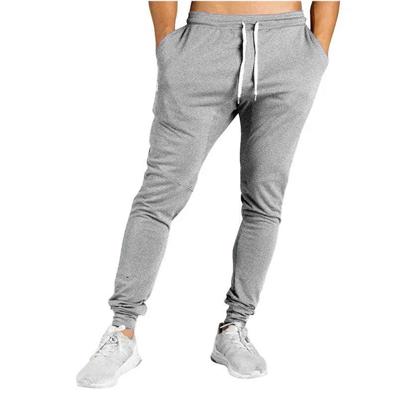 Новые мужские спортивные штаны для фитнеса 2019 осенние длинные в полоску | Мужская