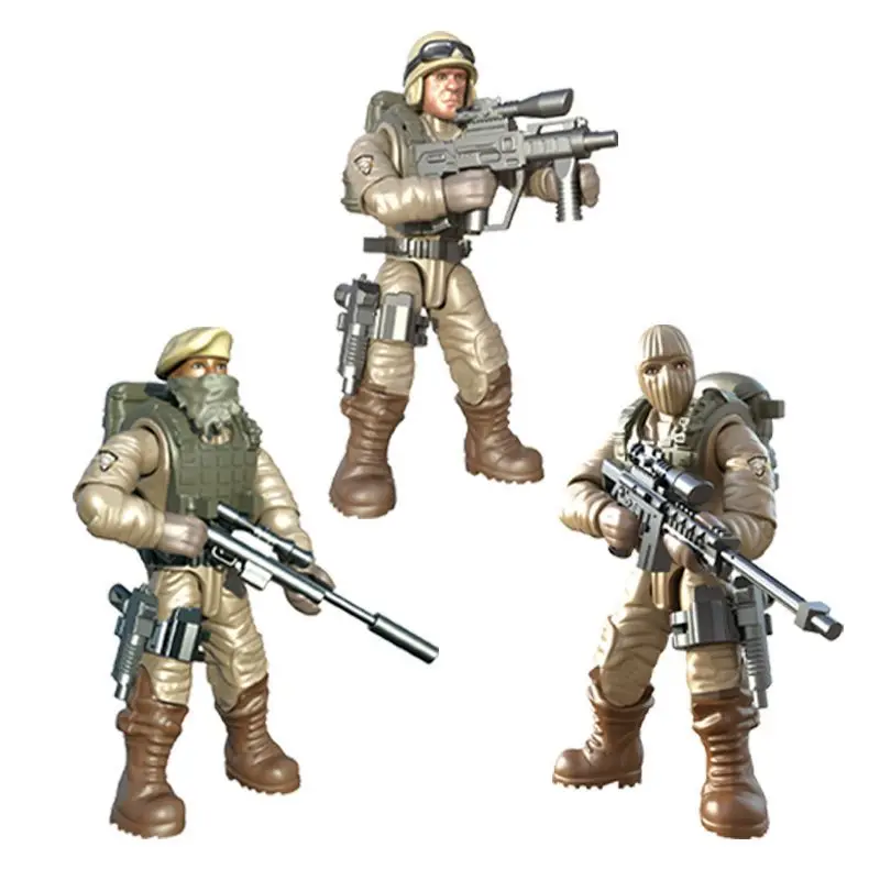 Новинка 2020 6 шт./компл. фигурки героев специального военного армии боевые блоки