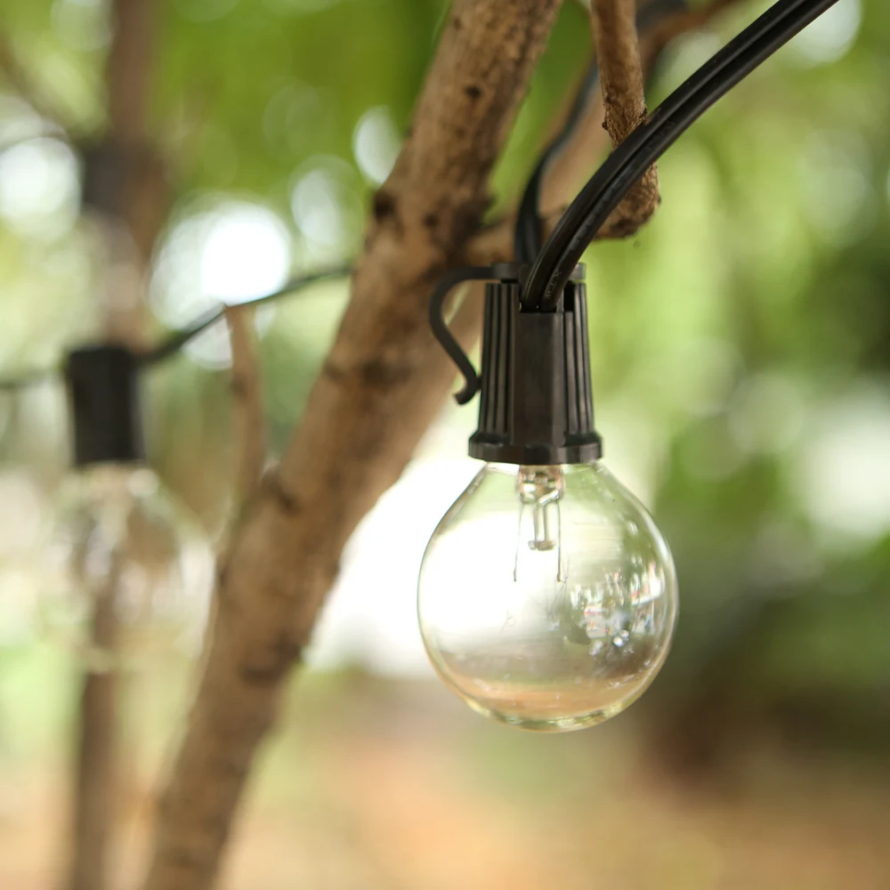 Tomshine 25Pcs Bulb String Light AC220V E12 G40 Globe Bulbs Incandescent Garden Party Wedding Christmas Decorations | Лампы и