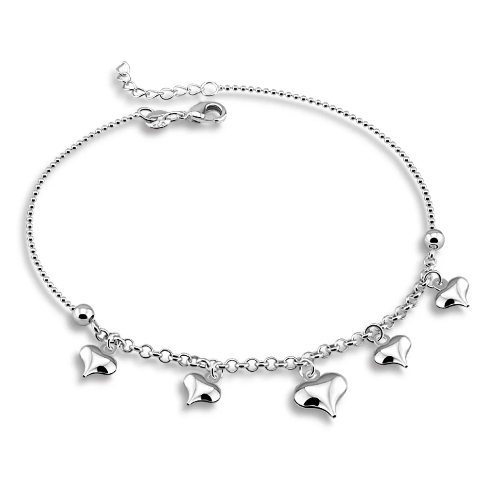 Браслеты на ногу женские анклеты из серебра 2021 пробы в богемном стиле с цепочкой