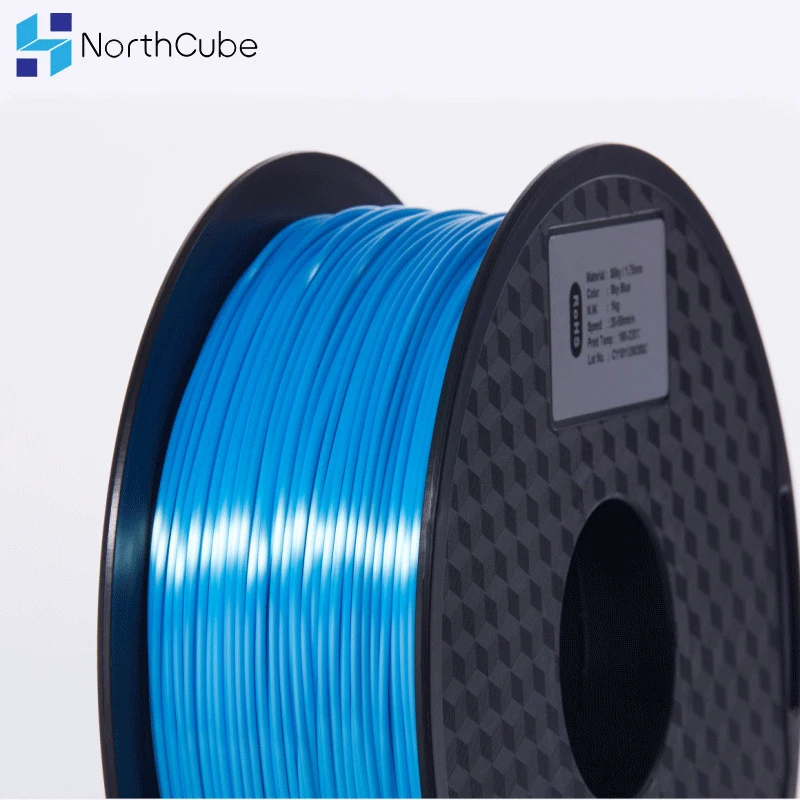 Нить для 3D принтера NorthCube шелковая нить PLA 3d 1 75 мм кг серия шелково Небесно голубая