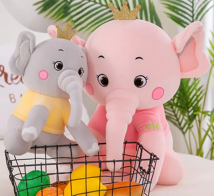 Плюшевая игрушка в виде слона 30 см | Игрушки и хобби