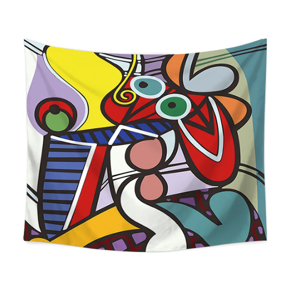 Психоделический гобелен картина маслом Настенный Цветок звездное небо Ван Гог