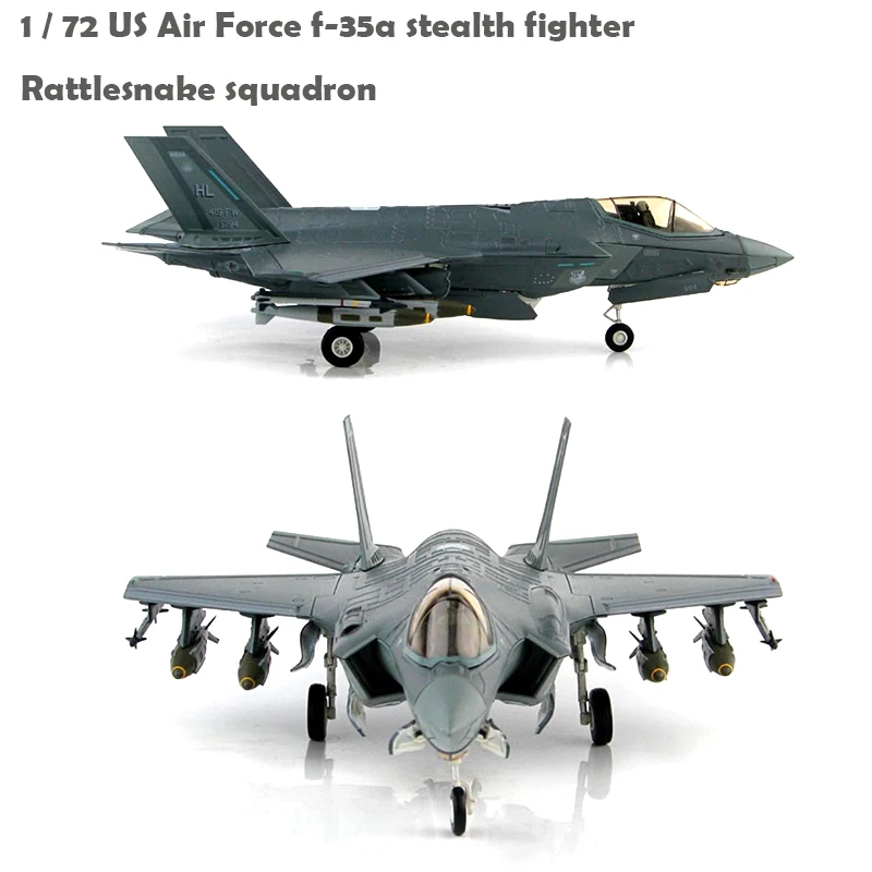 Fine 1/72 ВВС США F 35A stealth fighter cratlesnake squadron h4419 Коллекционная модель сплава| |