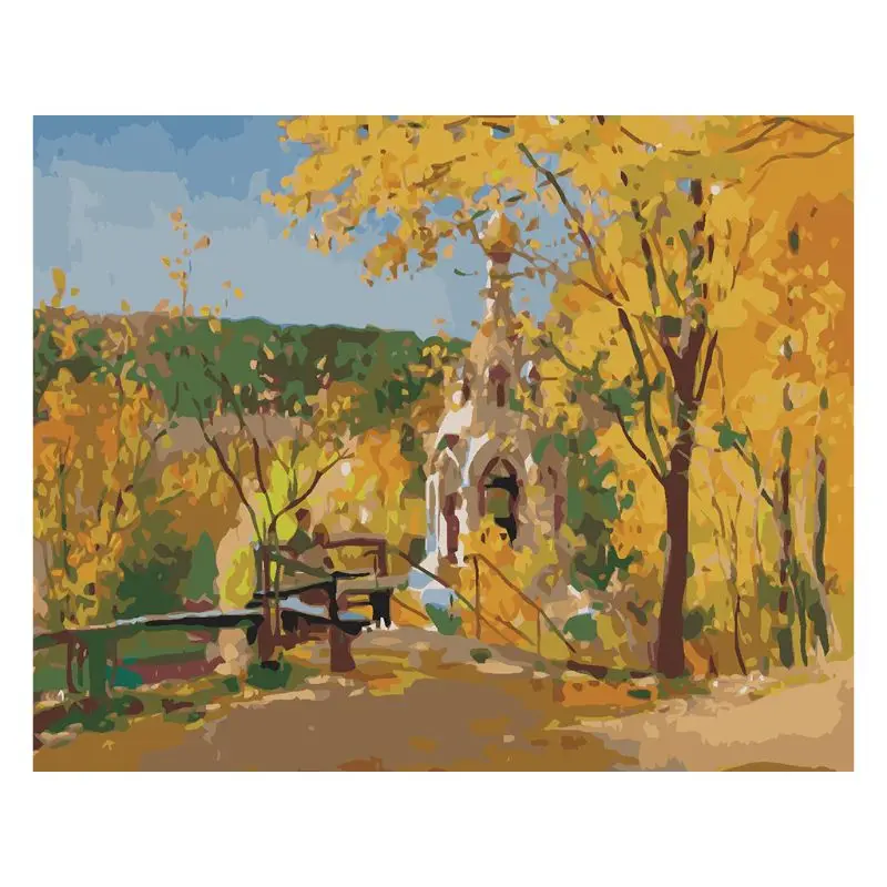 Припаркуйте краску по номерам для детей взрослых и новичков DIY масляные краски в