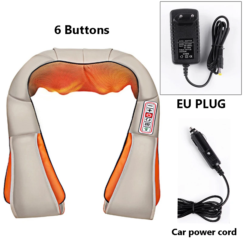 U образный разминающий Массажер для автомобиля/домашнего использования спины