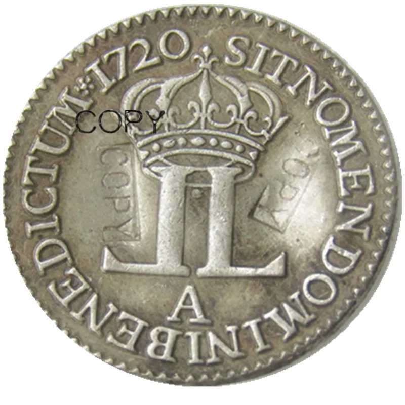 

France 1720A Silver Plated Copy Coins
