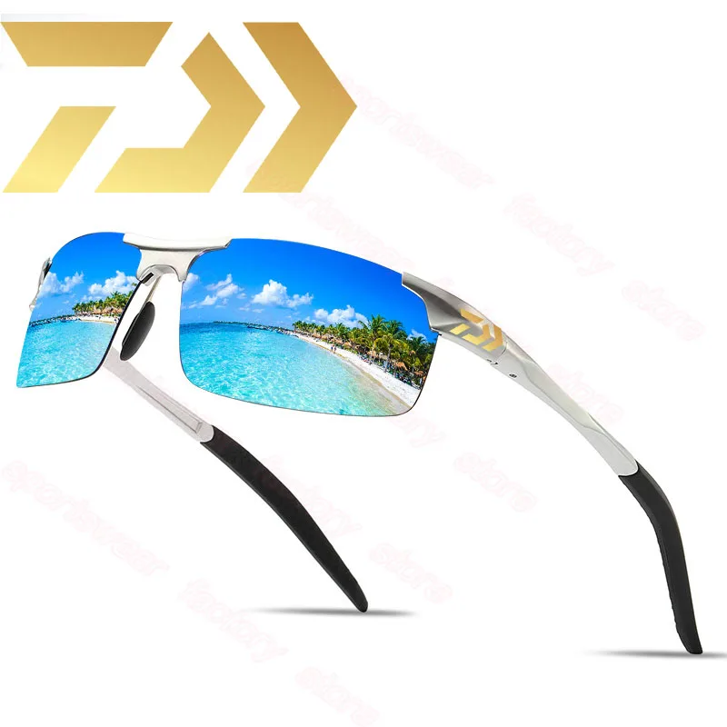 

2021 Dahe polarized fishing glasses new men's summer outdoor mountaineering fashion colorful film Sports Sunglasses