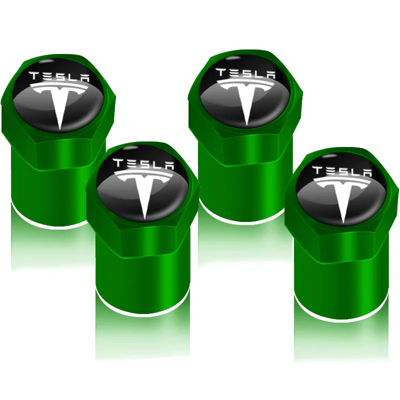 4 шт. Декоративные Значки для колес Tesla Model 3 модель S L Y аксессуары | Автомобили и