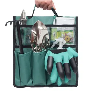 Garden Tool Bag Multi-Purpose Oxford Cloth Multi-Pocket Hand Tools Storage Organize Garden Supplies Pouch For Outdoor 3 Colors 10 item image