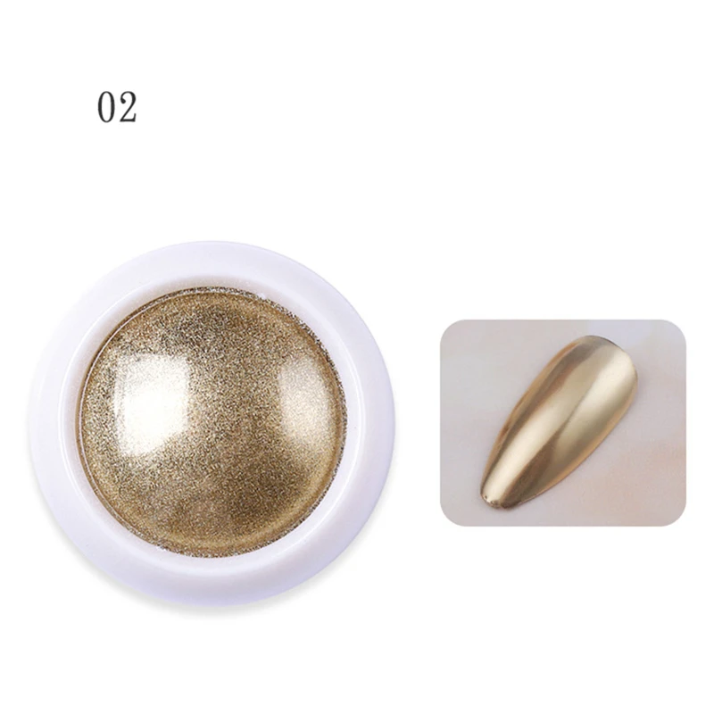 

1 Box Nail Chameleon Mirror Chrome Solid Powder Colorful Aurora Effect Pigment Glitter Dust DIY Design Nail Art Decoration