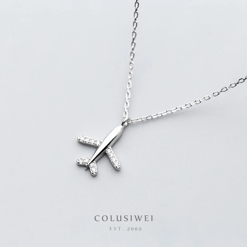 Colusiwei роскошный романтический кулон ожерелье для женщин подлинный 925