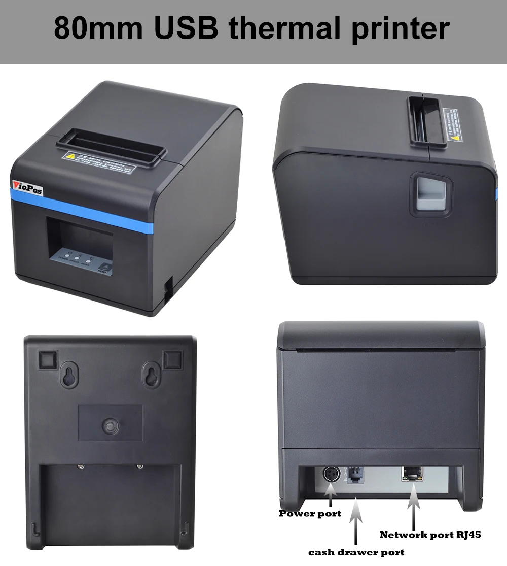 XPrinter термочековый принтер 80 мм Lan или USB порт подходит для ресторанов и