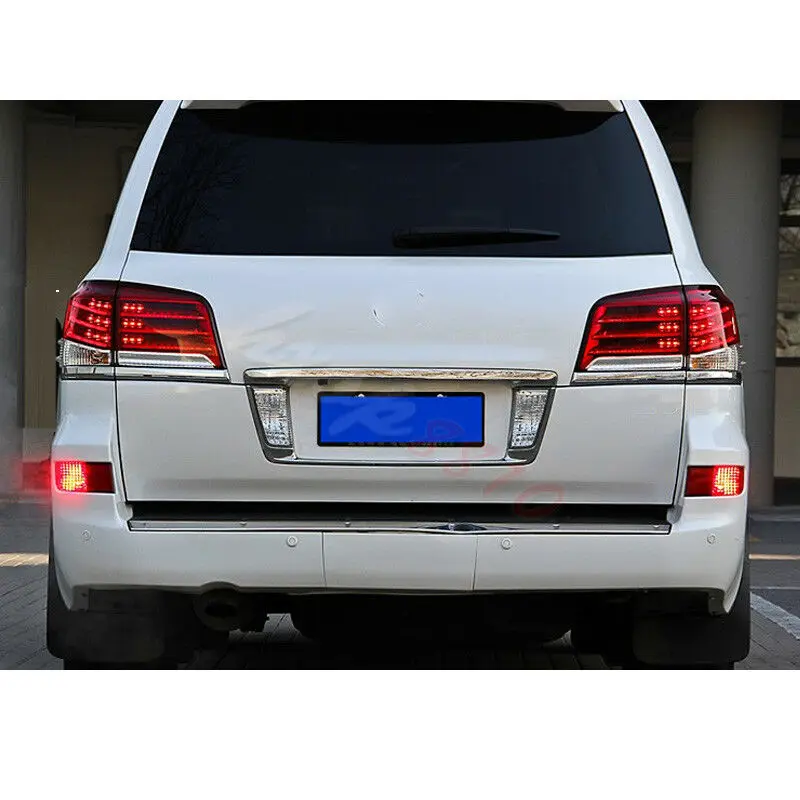 For LEXUS LX570 2012 2013 2014 2015 High quality Car Rear Bumper L&ampR Fog Lamp Reflector Lights DEC 2pcs | Автомобили и
