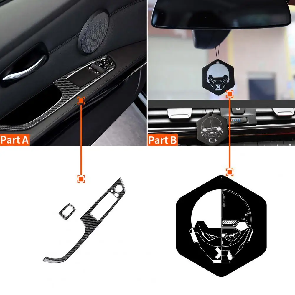 

2Pcs Car Window Left-Hand Drive Sticker with Fragrance Tablet for E92 E93
