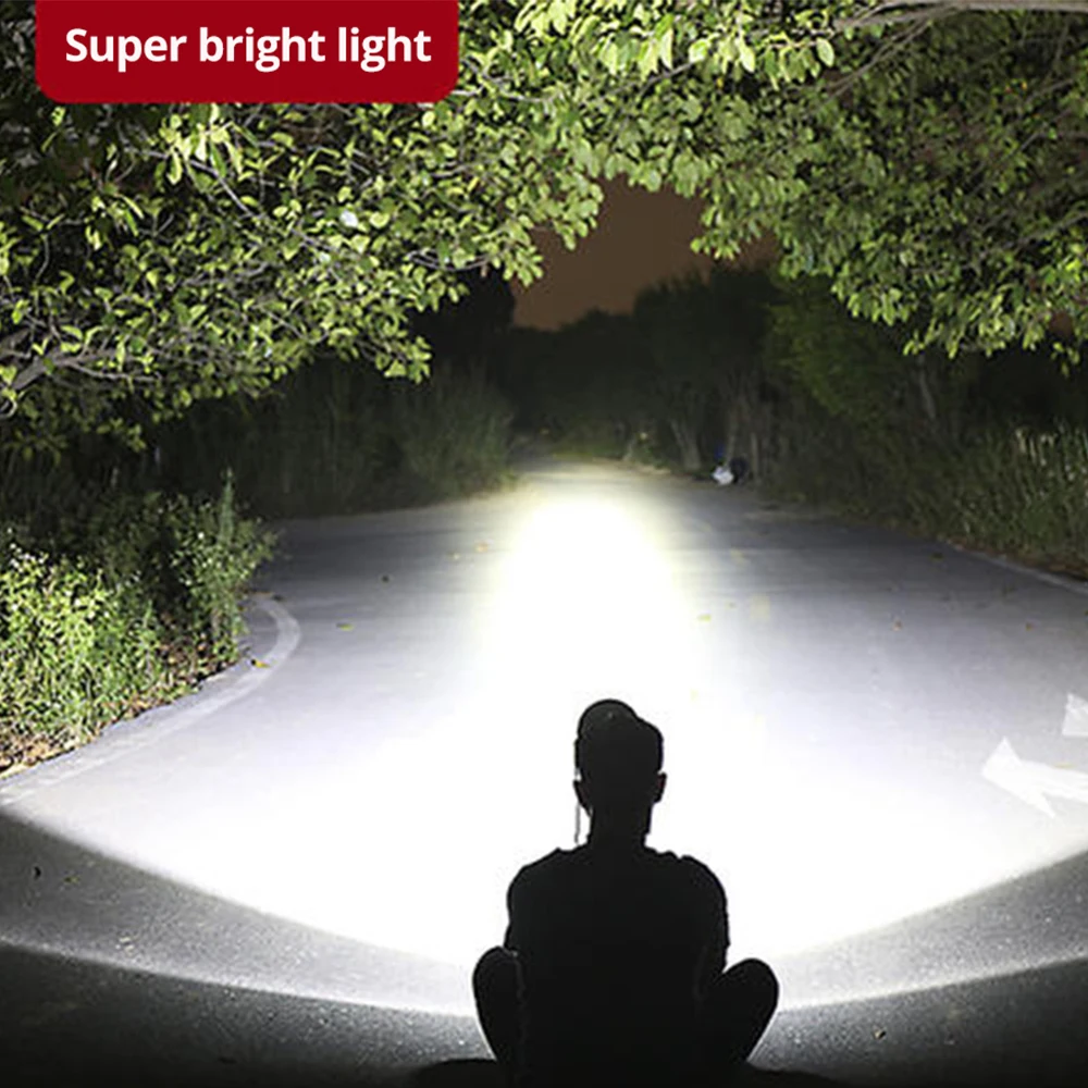 

Head Lamp KJ Super Bright LED Headlamp Waterproof Zoomable USB Rechargeable 18650 Battery Headlight Fishing Lamp For Camping