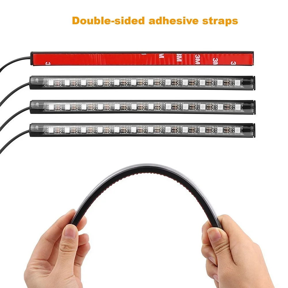 Автомобильная светодиодная внутренняя декоративная лента 12 В постоянного тока