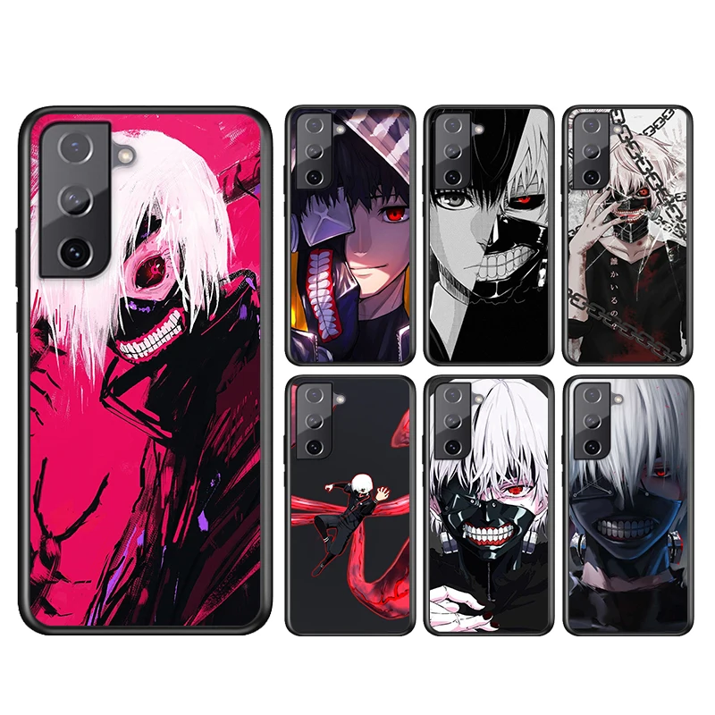 

Tokyo Ghoul Anime For Samsung Galaxy S21 S20FE S10 S10e S9 S8 S7 S6 Ultra Plus Lite Edge 5G Black Soft Phone Case