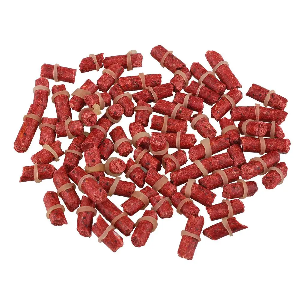 20 пакетиков трава рыболовные приманки Светящиеся Красный наживка для ловли