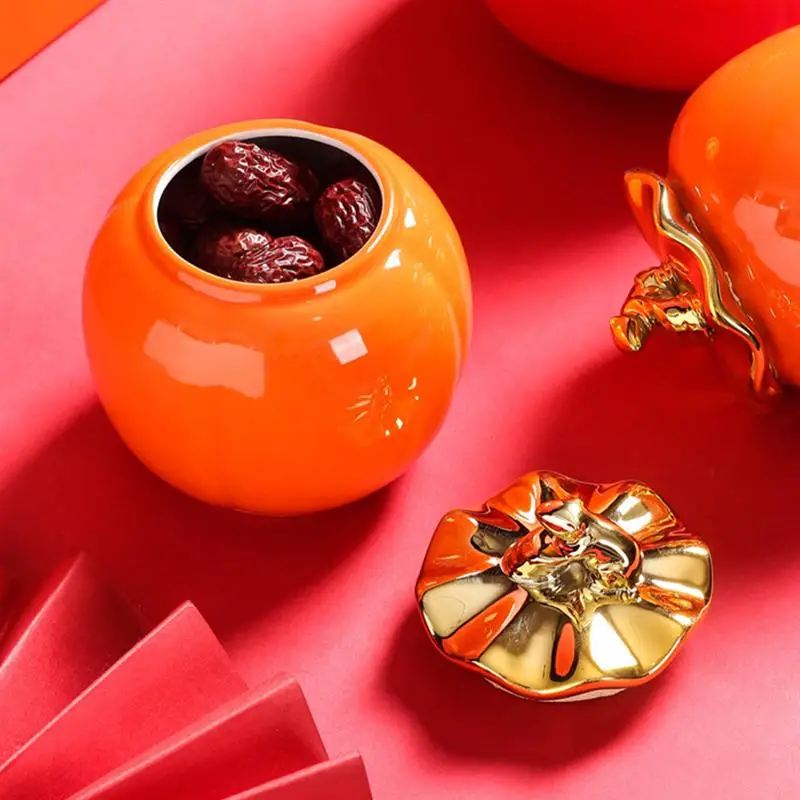 1 шт. керамический контейнер для чая подарочный держатели хранения конфет дома с