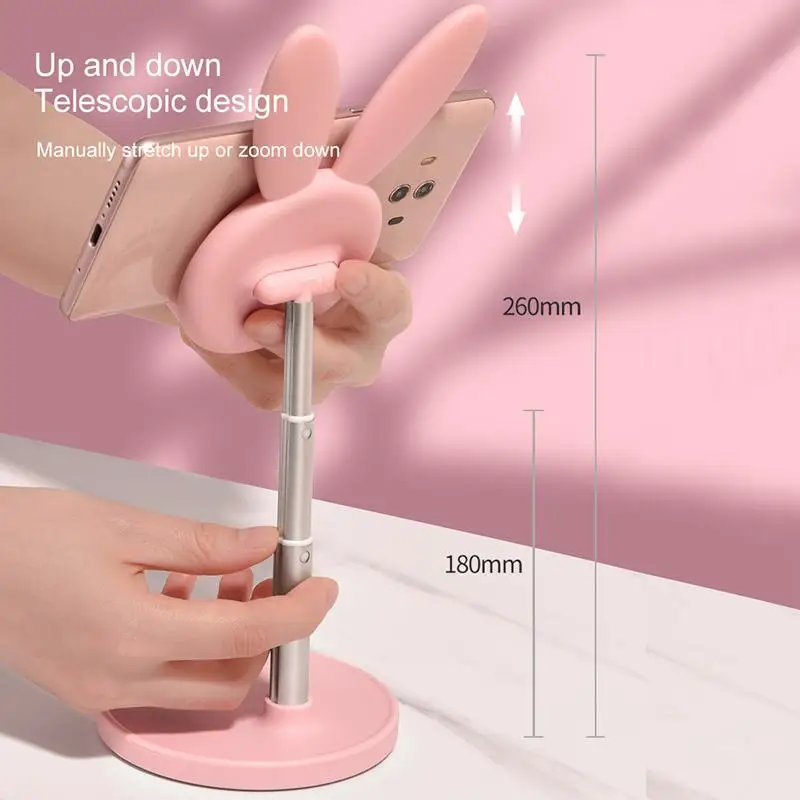 universal cute mobile phone stand angle adjustable desktop tablet holder portable cell phone bracket free global shipping