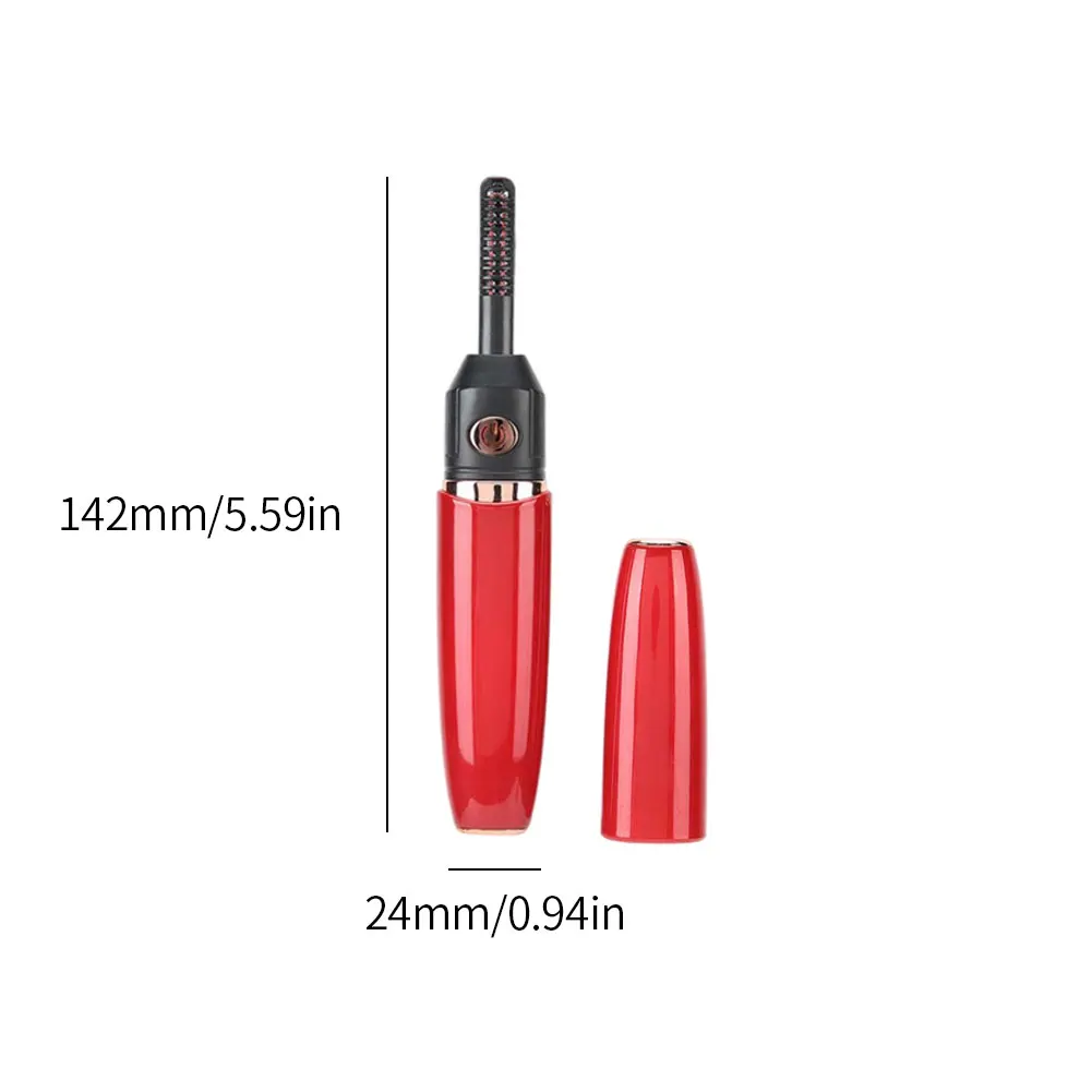 

Mini Electric Heated Eyelash Curler Eyelashes Makeup Eye Lashes Heated Eyelash Curler Applicator Long Lasting Beauty Tool