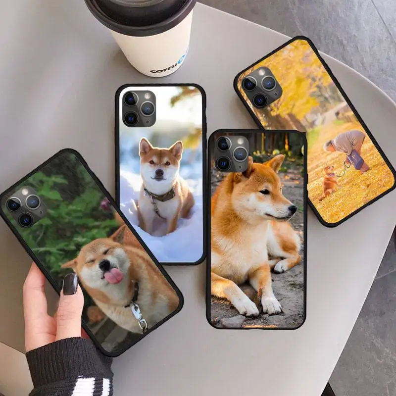 

Cute Corgi Shiba inu Dog Phone Case For iphone 12 11 13 7 8 6 s plus x xs xr pro max mini