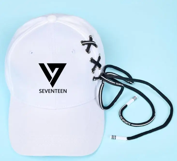 Kpop blackpink got7 monsta x seventeen twice логотип шапки с рисунком унисекс регулируемые модные бейсболки