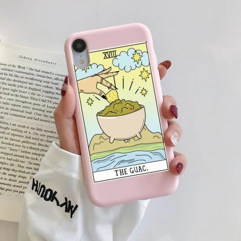 

Egypt mysterious Tarot Divination Original Liquid Silicone Phone Case For iphone 11 Pro Max X XS Max XR For iPhone 7 8 6 6S Plus