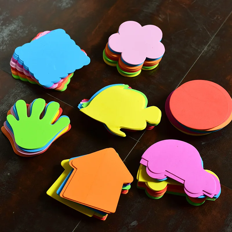 Мультяшные геометрические настенные декоративные наклейки EVA фоторамка