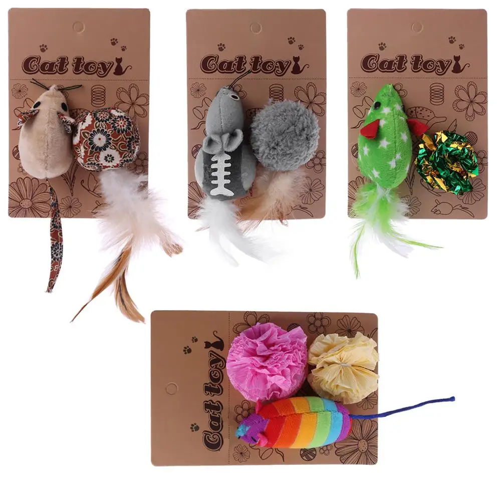 Мышка животное кошка игрушки Кошка Интерактивная игрушка Рождество товары для