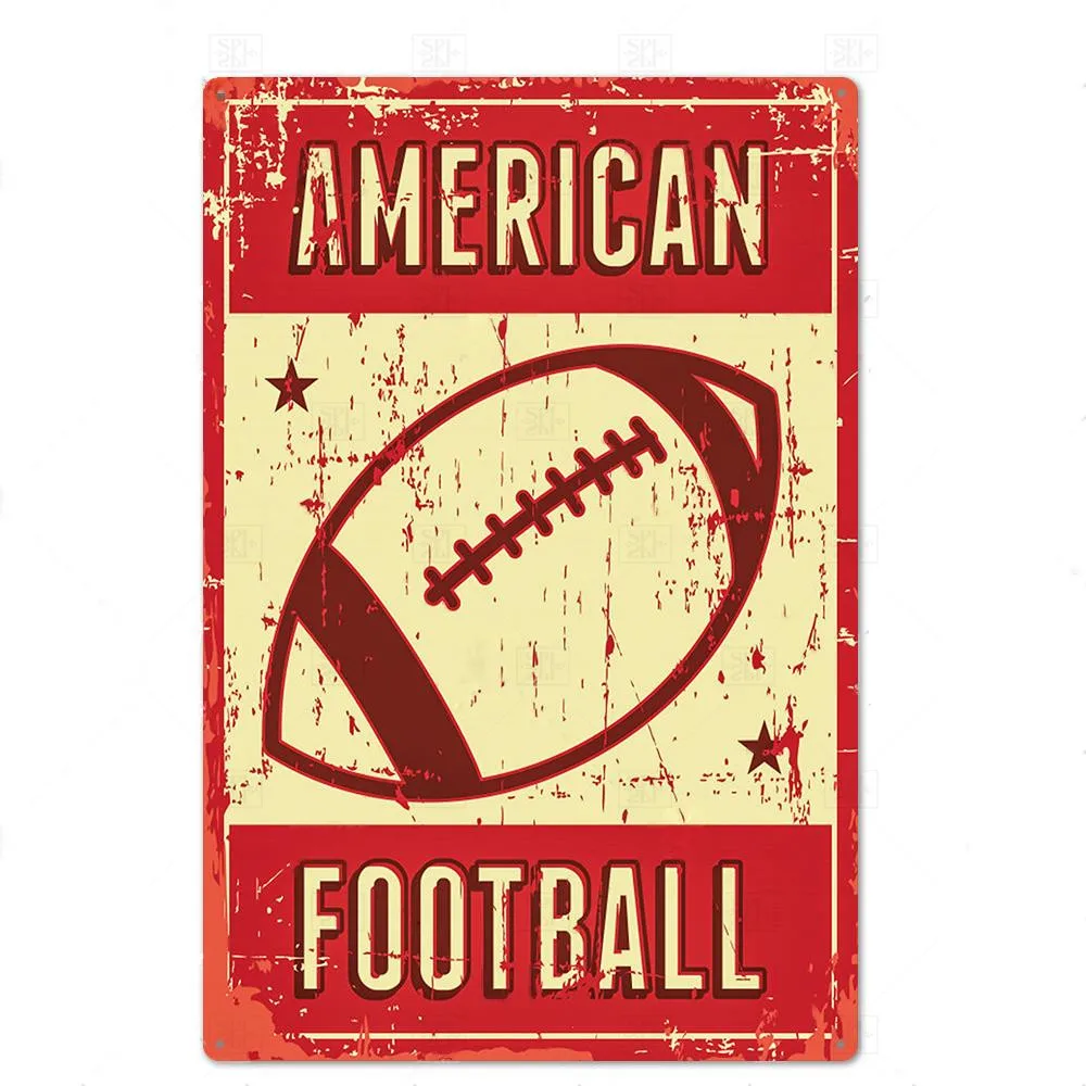 Футбол Баскетбол фотообои в стиле ретро искусство Декор мужская пещера домашний