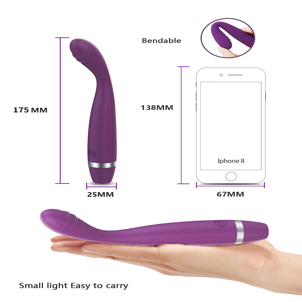 Женский Вибратор для точки G начинающих достижения оргазма в форме пальца