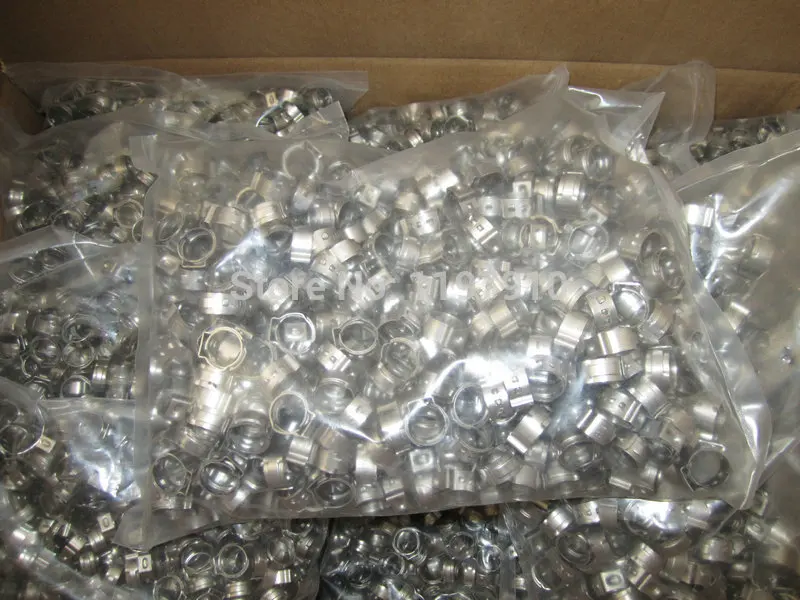 7 0 мм x 20 шт. SS304 одноушные плавные шланговые зажимы 304 нержавеющая сталь