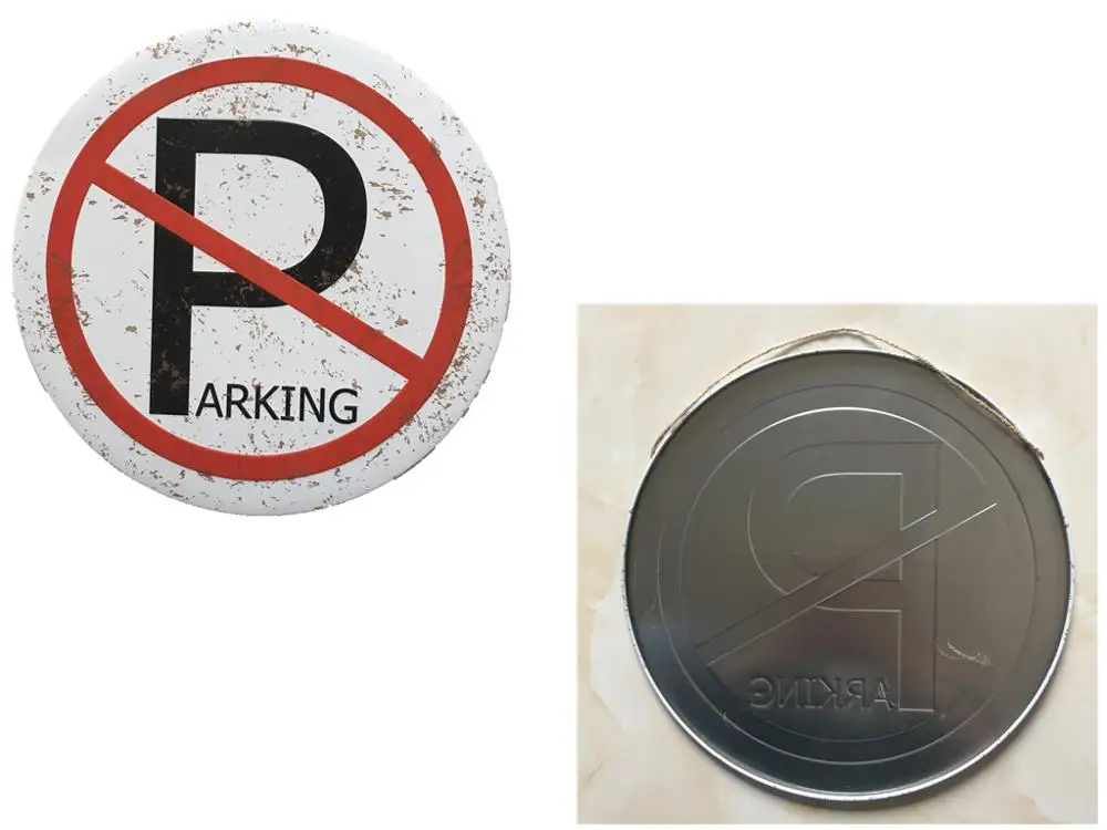 

3D Embossed Retro Round Tin Sign Beer BBQ ZONE For Man cave Party House Decor Hanging Round signboard poster 30x30CM