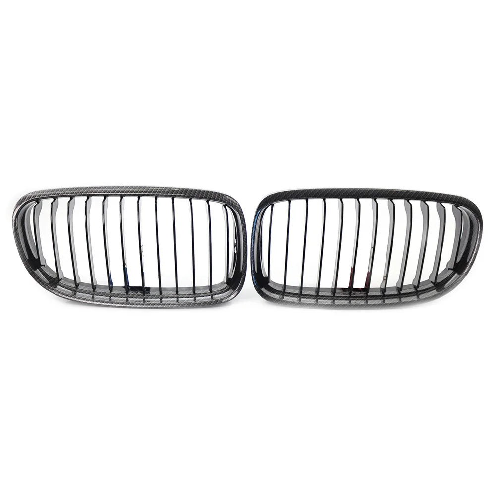 

2pcs Car Front Bumper Kidney Grill for BMW 3 Series E90 09-12 Single Slat Grille Automobiles Parts Accessories