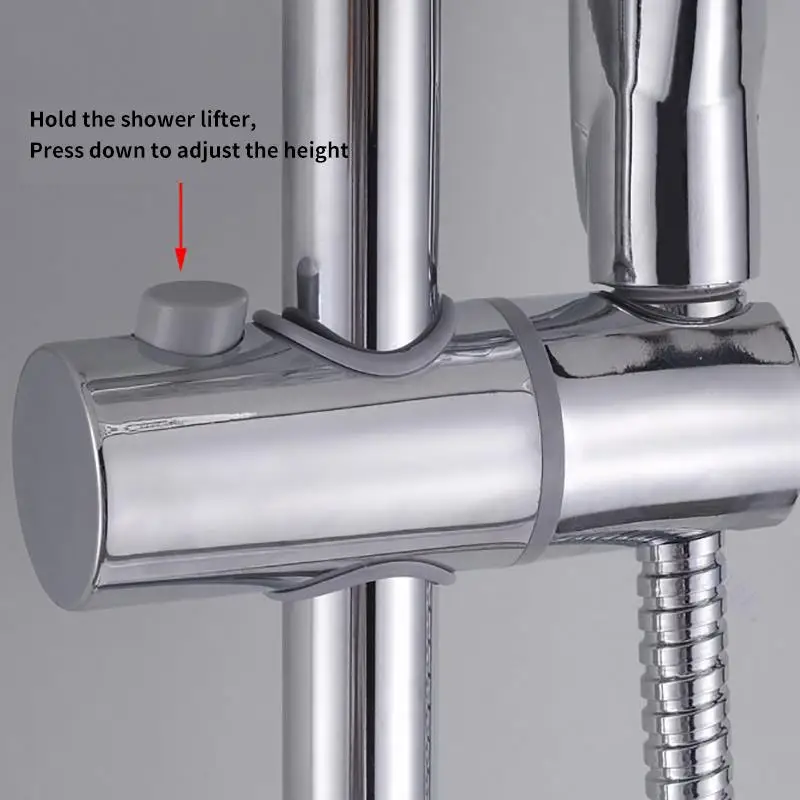 

Shower Bracket Adjustable Rail Slider Shower Head Holder Lift Rod Support Bracket Sprinkler Head Mounting Brackets 24/25mm